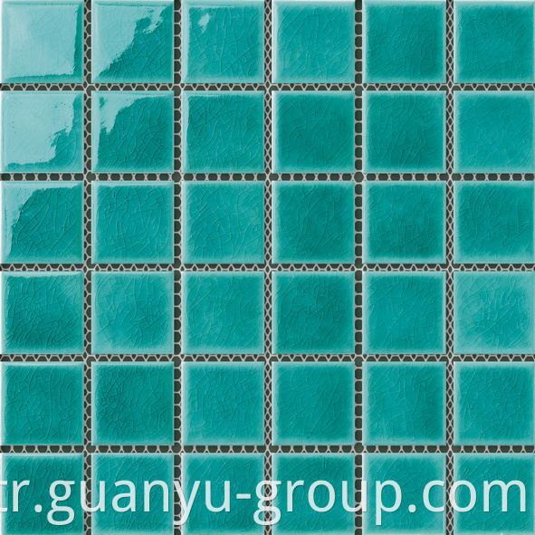 Green Swimming Pool Mosaic